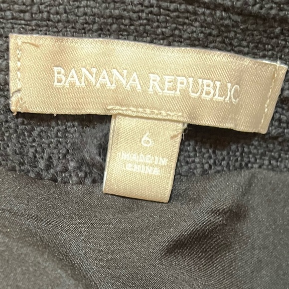 Banana Republic Black Fit And Flare Sleeveless Dress Sz 6 EUC - Picture 3 of 6